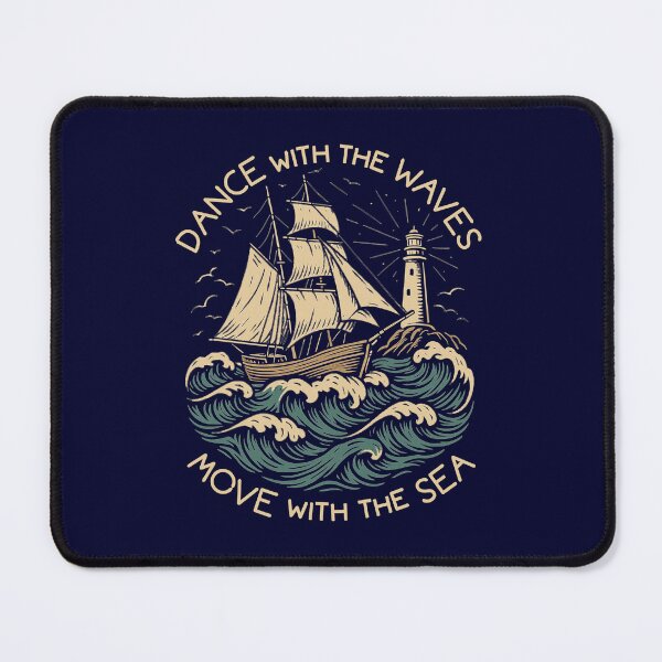 Item preview, Dance with the Waves, Move with the Sea Nautical Quote designed and sold by CRHPOD20.