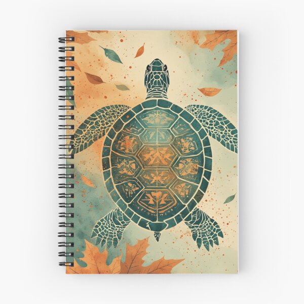 Item preview, Sacred Autumn Turtle: Indigenous Resilience in Watercolor designed and sold by Eden Underground Radio (Official Merch).