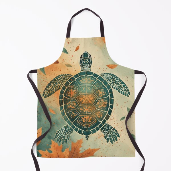 Item preview, Sacred Autumn Turtle: Indigenous Resilience in Watercolor designed and sold by Eden Underground Radio (Official Merch).