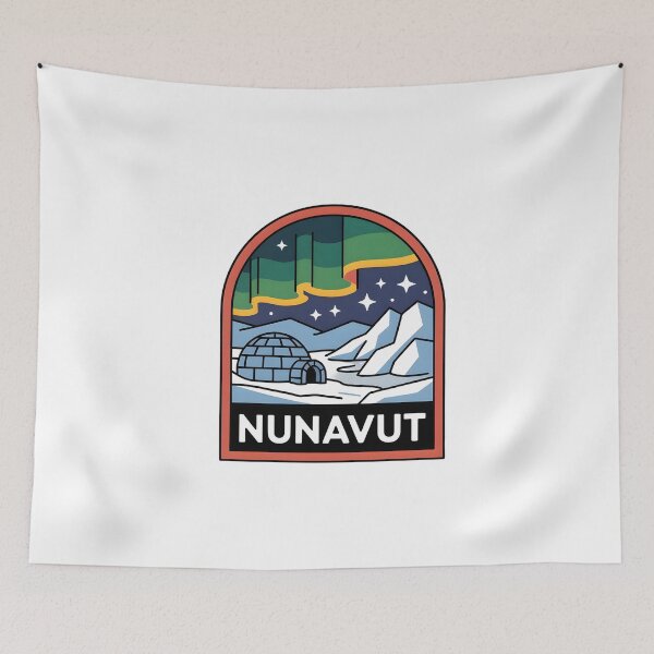 Item preview, Nunavut Northern Lights Igloo Design designed and sold by Paper Drip.