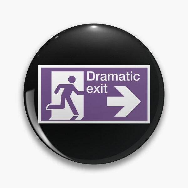 Item preview, Dramatic exit door sign designed and sold by Captain Banjo.