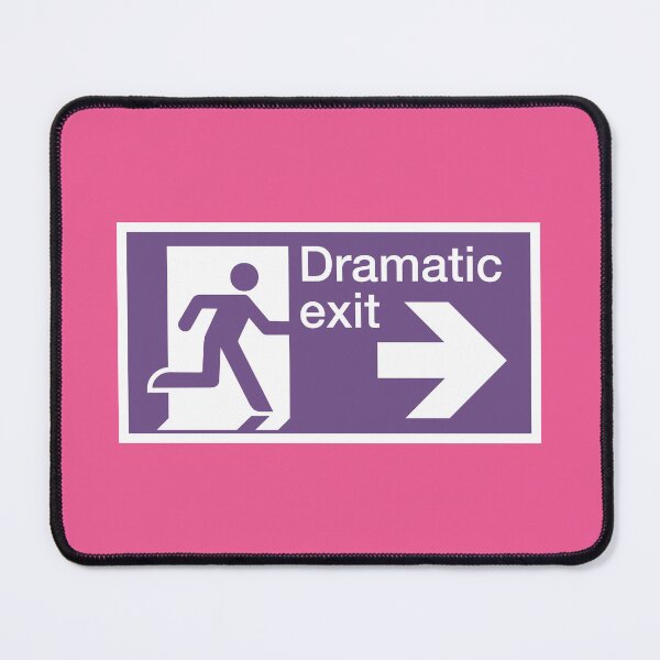 Item preview, Dramatic exit door sign designed and sold by Captain Banjo.