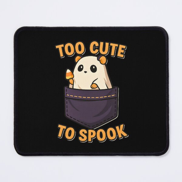 Item preview, Too Cute To Spook – Cute Ghost Hamster Halloween Pocket designed and sold by Pick'n Quick.