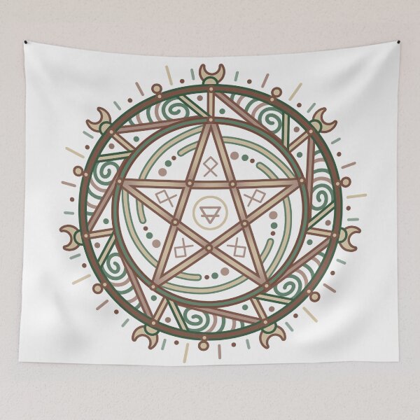 Item preview, Grounding & Stability Summoning Circle - Kawaii Witchy Magic designed and sold by Lumicove.