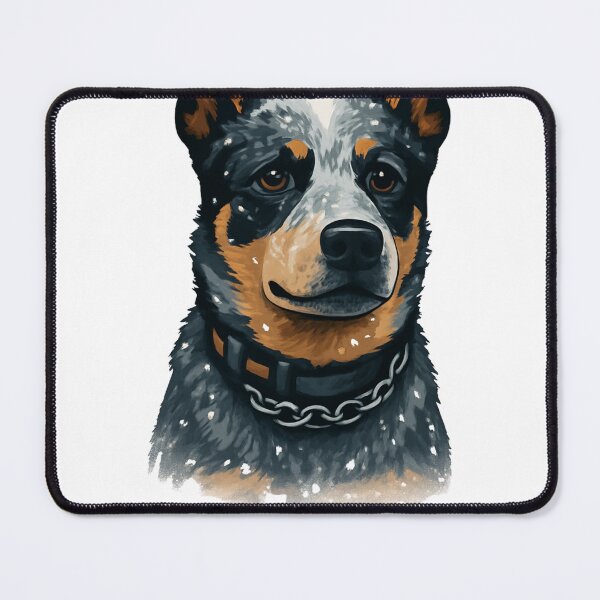 Item preview, Funny Cattle Dog, Cute Australian Cattle Dog Art, Blue Heeler Cartoon Design, Adorable Cattle Dog Illustration designed and sold by khadija19art.