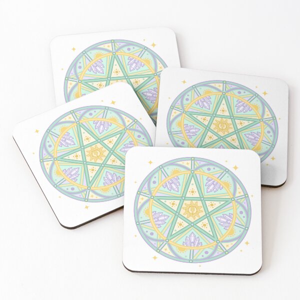 Item preview, Cute Healing & Vitality Summoning Circle - Kawaii Witchy Magic designed and sold by Lumicove.
