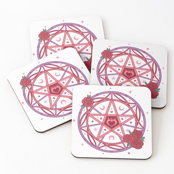 Item preview, Cute Passion & Romance Summoning Circle - Kawaii Witchy Magic designed and sold by Lumicove.