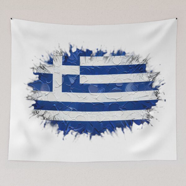 Item preview, FLAG OF GREECE designed and sold by BUCHELI-ART..