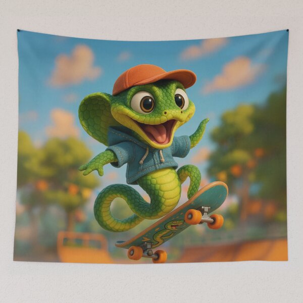 Item preview, Skater Flying Snake designed and sold by Sillytoe.