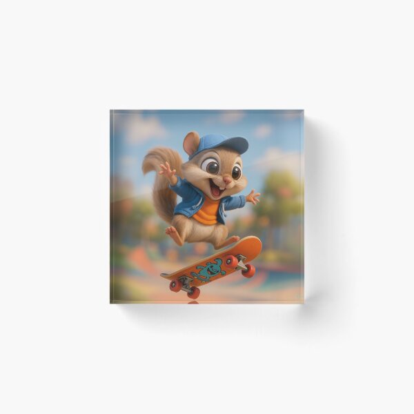 Item preview, Skater Flying Squirrel designed and sold by Sillytoe.