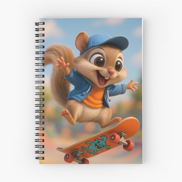 Item preview, Skater Flying Squirrel designed and sold by Sillytoe.