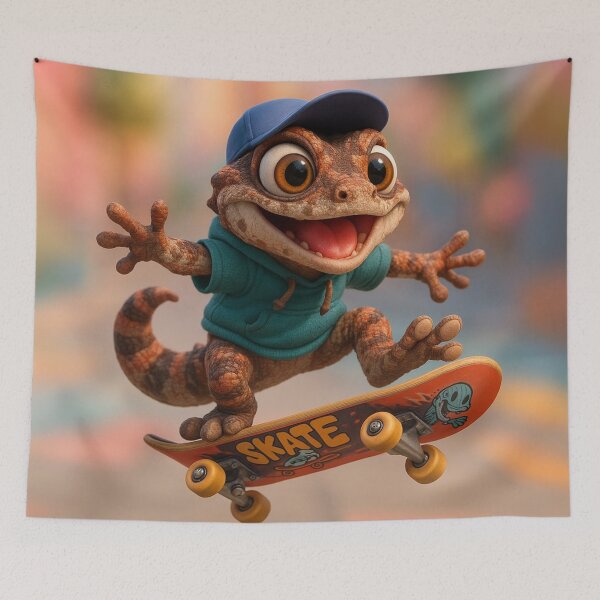 Item preview, Skater Gargoyle Gecko designed and sold by Sillytoe.