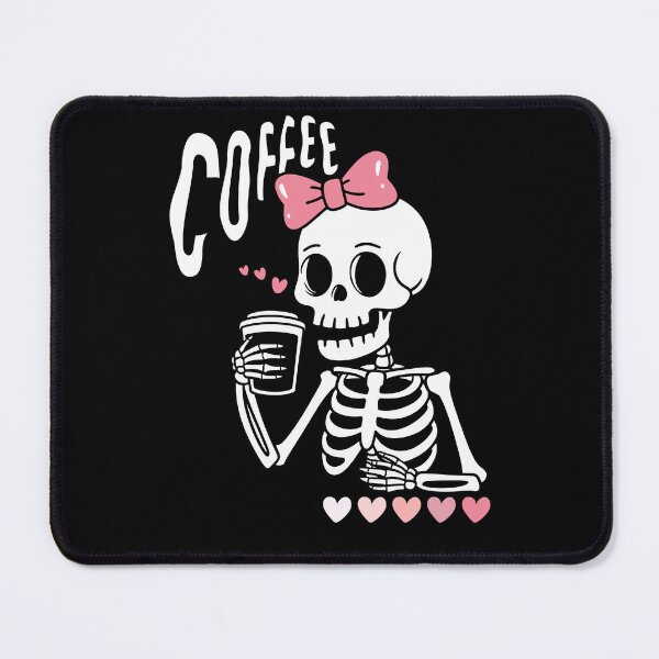 Item preview, COFFEE SKELETON DARK designed and sold by S-Q-Studios.