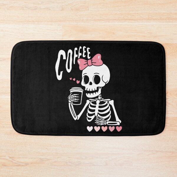 Item preview, COFFEE SKELETON DARK designed and sold by S-Q-Studios.