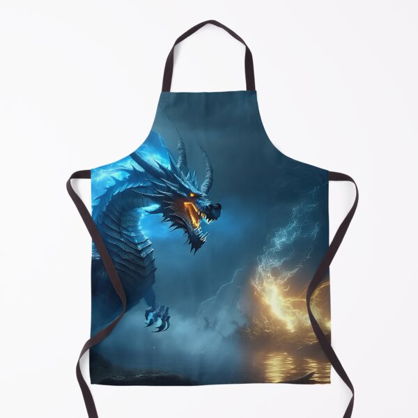 Item preview, A blue-flamed dragon on the water designed and sold by rwgames.