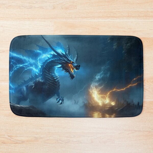 Item preview, A blue-flamed dragon on the water designed and sold by rwgames.