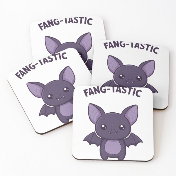 Item preview, Fang-tastic Cute Vampire Bat Halloween Sticker designed and sold by Basferr..