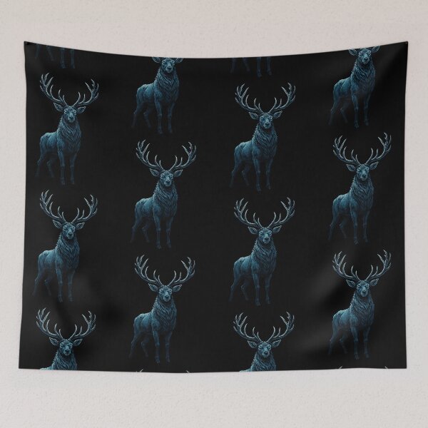 Item preview, Stormborn Stag – Lightning Spirit of the Wild designed and sold by Painted Moon by Luna Bee™.