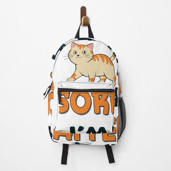 Item preview, Sorry, I’m Late. My Cat Needed Attention. designed and sold by ByRAM Project.