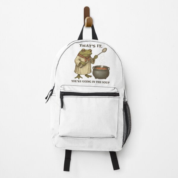 Item preview, That's It You're Going in the Soup Frog Soup Meme designed and sold by liora1pastel.