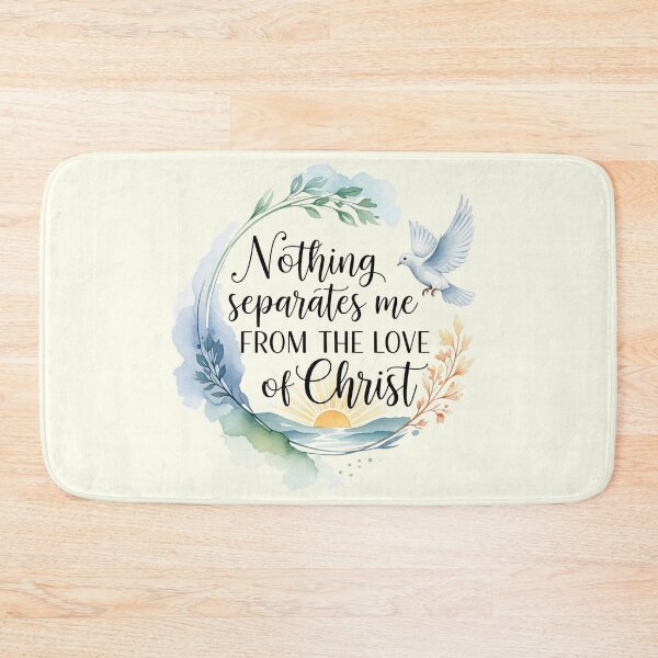 Item preview, Nothing Separates Me From the Love of Christ Christian Quote Design designed and sold by Gahyl7.