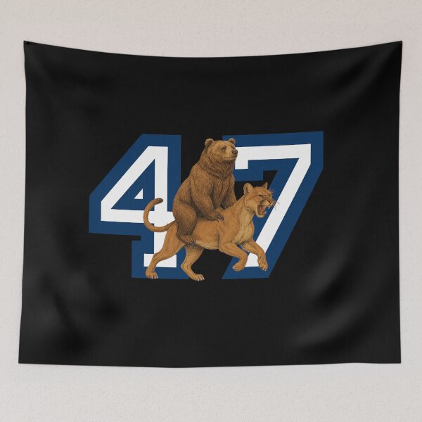 Item preview, Cougar Riding Grizzle Bear designed and sold by EmersionPrints.