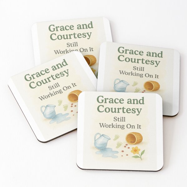 Item preview, Grace and Courtesy: Still Working On It designed and sold by MforMontessori.