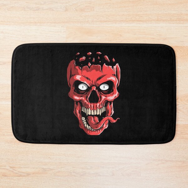 Item preview, Red skull on Halloween designed and sold by Joncasmiart.
