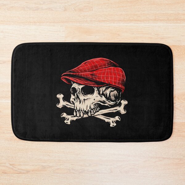 Item preview, Skull with a red hat on Halloween designed and sold by Joncasmiart.