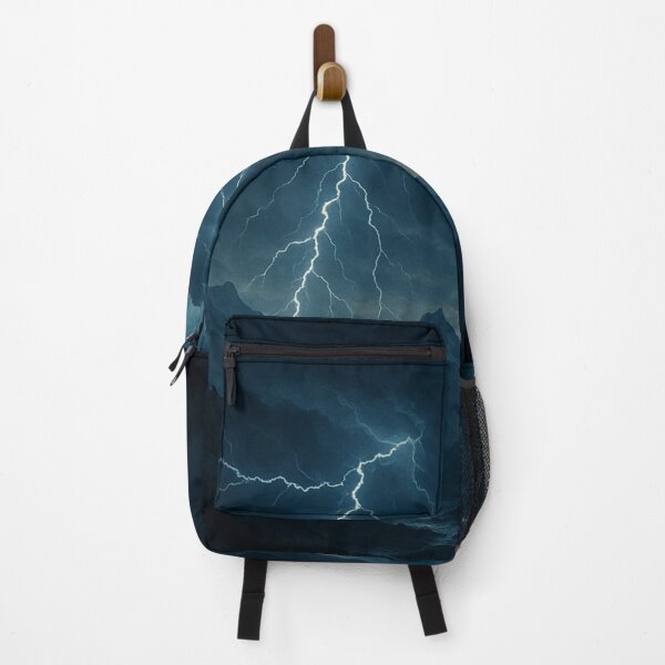 Item preview, Valley of Storms – Lightning Over the Mountains designed and sold by Painted Moon by Luna Bee™.