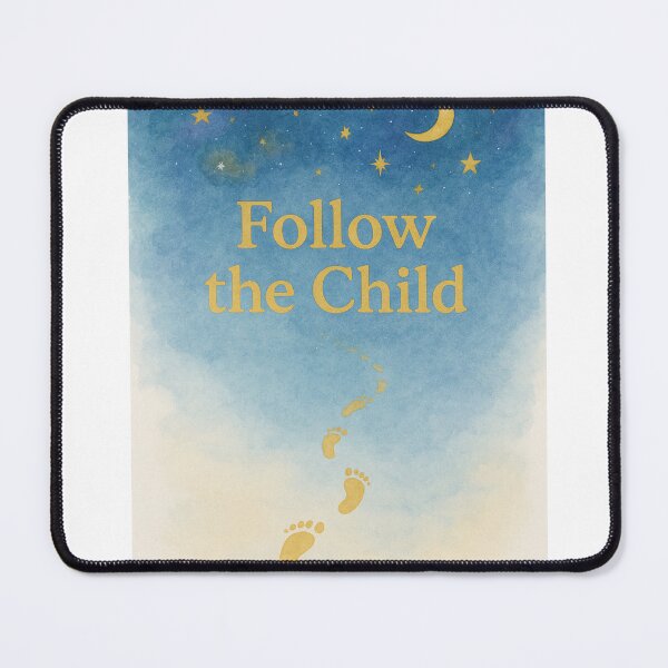 Item preview, Follow the Child – Montessori Cosmic Watercolor Print designed and sold by MforMontessori.