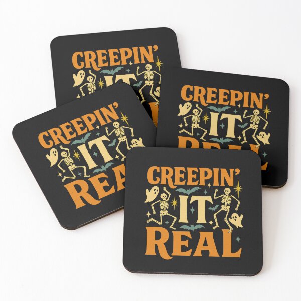 Item preview, Creepin’ It Real – Funny Retro Halloween Typography Design designed and sold by FluffyCreative.
