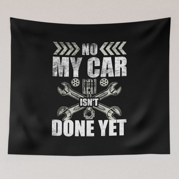 Item preview, No My Car Is Not Ready Funny Mechanic  designed and sold by mester26.