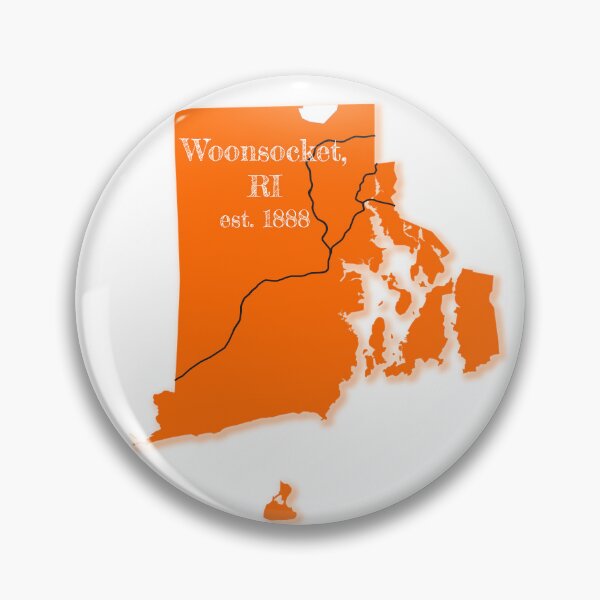 Item preview, Woonsocket, RI [Orange] designed and sold by PhilbonianDezin.