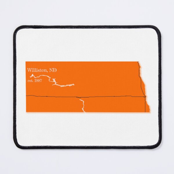 Item preview, Williston, ND [Orange] designed and sold by PhilbonianDezin.