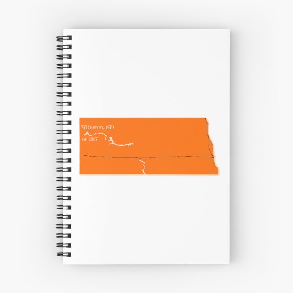 Item preview, Williston, ND [Orange] designed and sold by PhilbonianDezin.