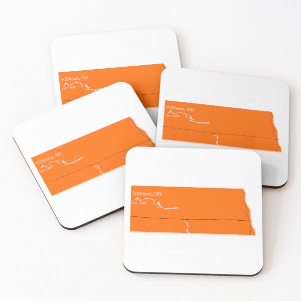 Item preview, Williston, ND [Orange] designed and sold by PhilbonianDezin.