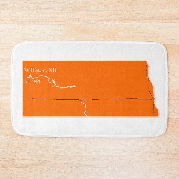 Item preview, Williston, ND [Orange] designed and sold by PhilbonianDezin.