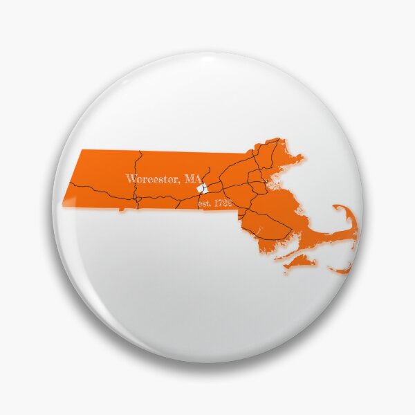 Artikelvorschau, Worcester, MA [Orange] entworfen und verkauft von PhilbonianDezin.