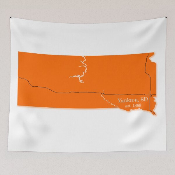 Item preview, Yankton, SD [Orange] designed and sold by PhilbonianDezin.