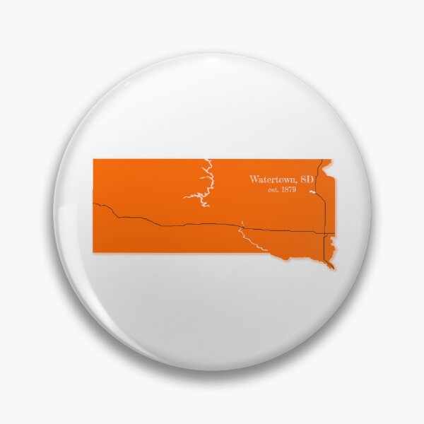 Item preview, Watertown, SD [Orange] designed and sold by PhilbonianDezin.