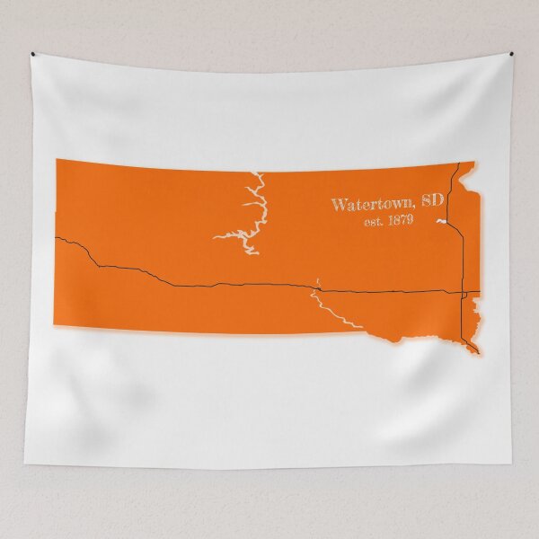 Item preview, Watertown, SD [Orange] designed and sold by PhilbonianDezin.