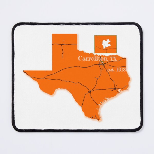 Item preview, Carrollton, TX [Orange] designed and sold by PhilbonianDezin.