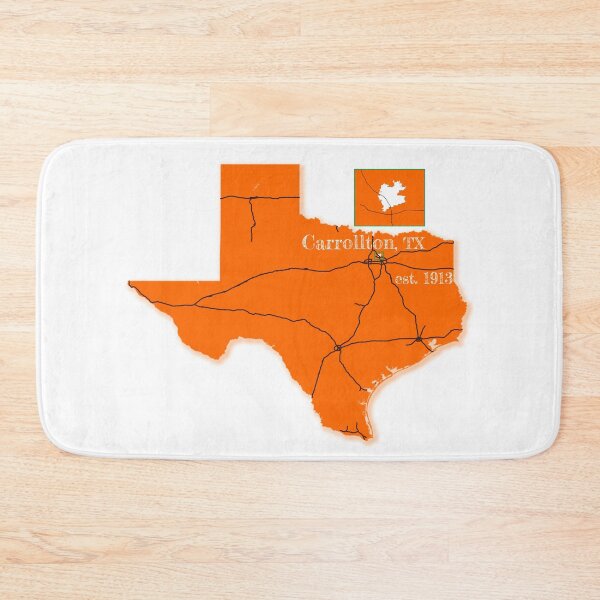 Item preview, Carrollton, TX [Orange] designed and sold by PhilbonianDezin.