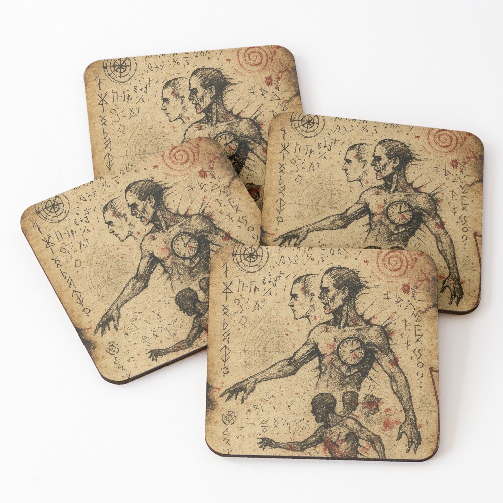 Item preview, Coasters (Set of 4) designed and sold by AbstractAnom.