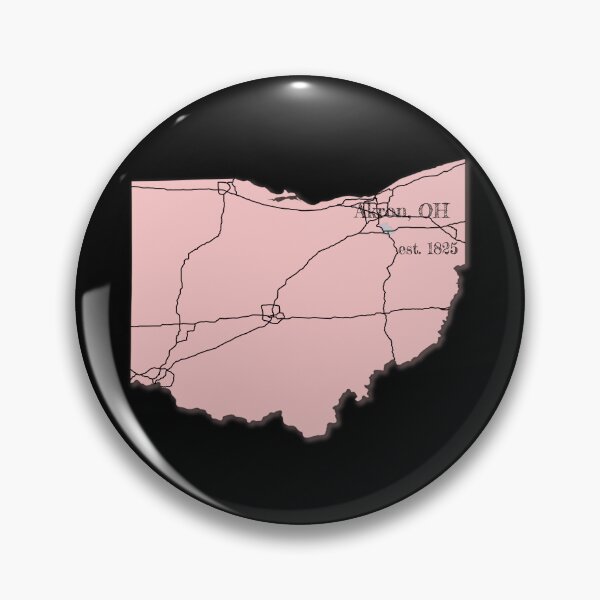 Item preview, Akron, OH [Pink] designed and sold by PhilbonianDezin.