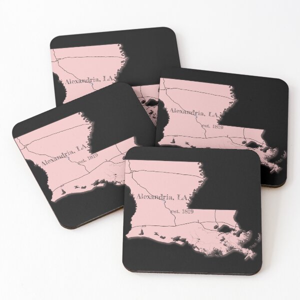Item preview, Alexandria, LA [Pink] designed and sold by PhilbonianDezin.