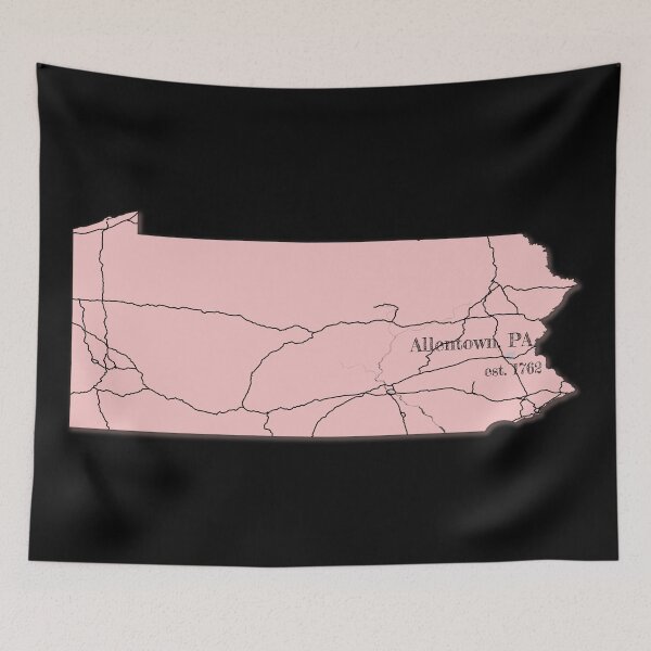 Item preview, Allentown, PA [Pink] designed and sold by PhilbonianDezin.