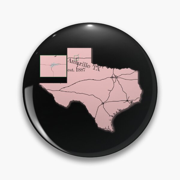 Item preview, Amarillo, TX [Pink] designed and sold by PhilbonianDezin.