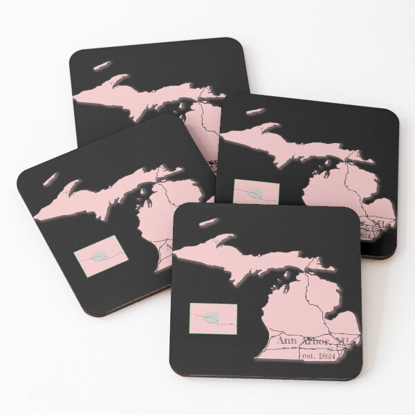 Item preview, Ann Arbor, MI [Pink] designed and sold by PhilbonianDezin.